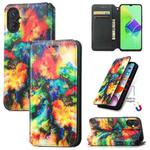 For Tecno Spark 9 Pro CaseNeo Colorful Magnetic Leather Phone Case(Colorful Cloud)