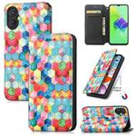 For Tecno Spark 9 Pro CaseNeo Colorful Magnetic Leather Phone Case(Magic Space)