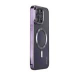 For iPhone 13 Pro ENKAY Electroplated MagSafe Shockproof TPU Phone Case with Lens Film(Purple)