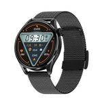 Q3 Max 1.36 inch Color Screen Smart Watch,Steel Strap,Support Heart Rate Monitoring / Blood Pressure Monitoring(Black)