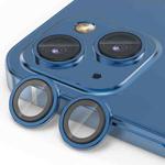 For iPhone 13 / 13 mini ENKAY AR Anti-reflection Camera Lens Glass Full Film(Dark Blue)
