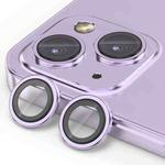 For iPhone 14 / 14 Plus ENKAY AR Anti-reflection Camera Lens Glass Full Film(Ligtht Purple)