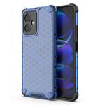 For Xiaomi Redmi Note 12 4G Shockproof Honeycomb Phone Case(Blue)