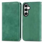 For Samsung Galaxy S23 FE 5G Retro Skin Feel Magnetic Leather Phone Case(Green)