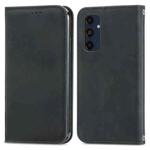 For Samsung Galaxy A16 Retro Skin Feel Magnetic Leather Phone Case(Black)