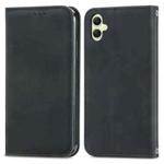 For Samsung Galaxy A06 Retro Skin Feel Magnetic Leather Phone Case(Black)