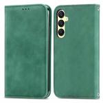 For Samsung Galaxy A25 5G Retro Skin Feel Magnetic Leather Phone Case(Green)