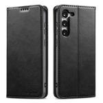 For Samsung Galaxy S24 5G Suteni Calf Texture Horizontal Flip Leather Phone Case(Black)