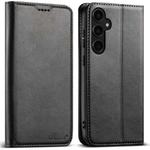 For Samsung Galaxy A53 5G Suteni Calf Texture Horizontal Flip Leather Phone Case(Black)