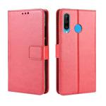 Retro Crazy Horse Texture Horizontal Flip Leather Case for Huawei Maimang 8, with Holder & Card Slots & Photo Frame(Red)