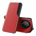 For Honor Magic5 Lite Attraction Flip Holder Leather Phone Case(Red)