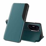 For Honor 300 Pro Attraction Flip Holder Leather Phone Case(Green)