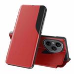 For Honor 400 Pro Global 160.8mm Attraction Flip Holder Leather Phone Case(Red)