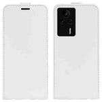 For Xiaomi Redmi K60E R64 Texture Vertical Flip Leather Phone Case(White)