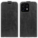 For Motorola Moto X40 R64 Texture Vertical Flip Leather Phone Case(Black)