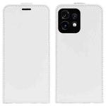 For Motorola Moto X40 R64 Texture Vertical Flip Leather Phone Case(White)