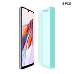 For Xiaomi Poco C50 5pcs ENKAY Hat-Prince 0.26mm 9H 2.5D High Aluminum-silicon Tempered Glass Film