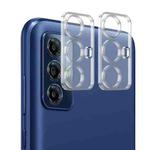 For Motorola Moto G Play 2023 2pcs ENKAY Hat-Prince 9H Rear Camera Lens Tempered Glass Film
