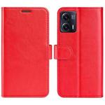 For Motorola Moto G73 R64 Texture Horizontal Flip Leather Phone Case(Red)