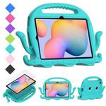 For Samsung Galaxy Tab S6 Lite 10.4 P610/615 Octopus Style EVA PC Tablet Case(Glacial Green)