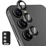 For Samsung Galaxy A54 ENKAY Hat-Prince 9H Rear Camera Lens Aluminium Alloy Ring Tempered Glass Film(Black)