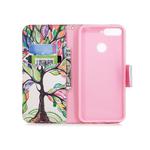 Colored Drawing Pattern Horizontal Flip Leather Case for Huawei  P20,with Holder & Card Slots & Wallet(Tree of Life)