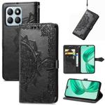 For Honor X8b Mandala Flower Embossed Leather Phone Case(Black)