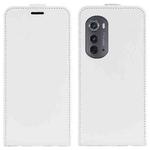For Motorola Moto Edge 2022 R64 Texture Single Vertical Flip Leather Phone Case(White)