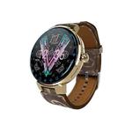 JLV68 1.35 inch Color Screen Smart Watch,Support Heart Rate Monitoring / Blood Pressure Monitoring(Gold)