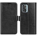 For ZTE Blade A72 5G R64 Texture Horizontal Flip Leather Phone Case(Black)