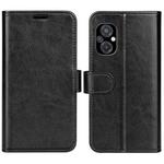 For Xiaomi Poco M5 4G R64 Texture Horizontal Flip Leather Phone Case(Black)