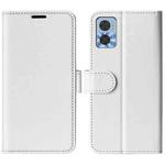 For Motorola Moto E22 / E22i R64 Texture Horizontal Flip Leather Phone Case(White)