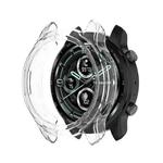 For Ticwatch Pro X TPU Color Transparent Half Wrapped Protective Shell(Transparent)
