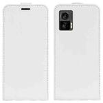 For Motorola Moto E22 / E22i R64 Texture Vertical Flip Leather Phone Case(White)