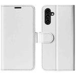 For Samsung Galaxy A14 5G R64 Texture Horizontal Flip Leather Phone Case(White)