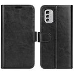 For Nokia G60 R64 Texture Horizontal Flip Leather Phone Case(Black)