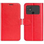 For Xiaomi Poco C40 R64 Texture Horizontal Flip Leather Phone Case(Red)