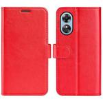 For OPPO A17 R64 Texture Horizontal Flip Leather Phone Case(Red)