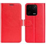 For Xiaomi 13 Pro R64 Texture Horizontal Flip Leather Phone Case(Red)