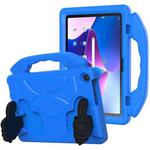 For Lenovo Tab M10 3rd Gen 10.1 TB-328 Thumb Bracket EVA Shockproof Tablet Case(Blue)