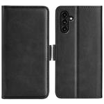 For Samsung Galaxy A14 5G Dual-side Magnetic Buckle Leather Phone Case(Black)