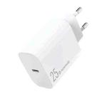 NORTHJO NOPD2501 PD 25W USB-C / Type-C Single Port Fast Charger, Plug Type:EU Plug(White)