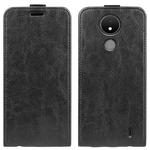 For Nokia C21 R64 Texture Vertical Flip Leather Phone Case(Black)