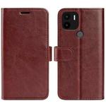 For Xiaomi Redmi A1+ R64 Texture Horizontal Flip Leather Phone Case(Brown)