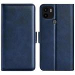 For Xiaomi Redmi A1+ Dual-side Magnetic Buckle Leather Phone Case(Dark Blue)