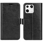 For Xiaomi 13 R64 Texture Horizontal Flip Leather Phone Case(Black)