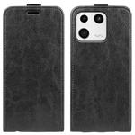 For Xiaomi 13 R64 Texture Vertical Flip Leather Phone Case(Black)