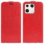 For Xiaomi 13 R64 Texture Vertical Flip Leather Phone Case(Red)