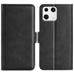For Xiaomi 13 Dual-side Magnetic Buckle Horizontal Flip Leather Phone Case(Black)