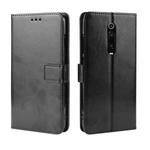 Retro Crazy Horse Texture Horizontal Flip Leather Case for Xiaomi Redmi K20 /K20 Pro , with Holder & Card Slots & Photo Frame(Black)